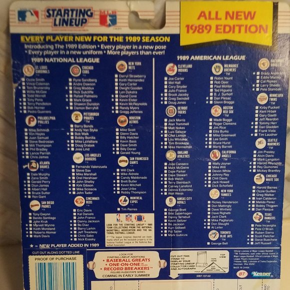 Dwight Gooden Starting Lineup 1989 Baseball - Picture 4 of 4